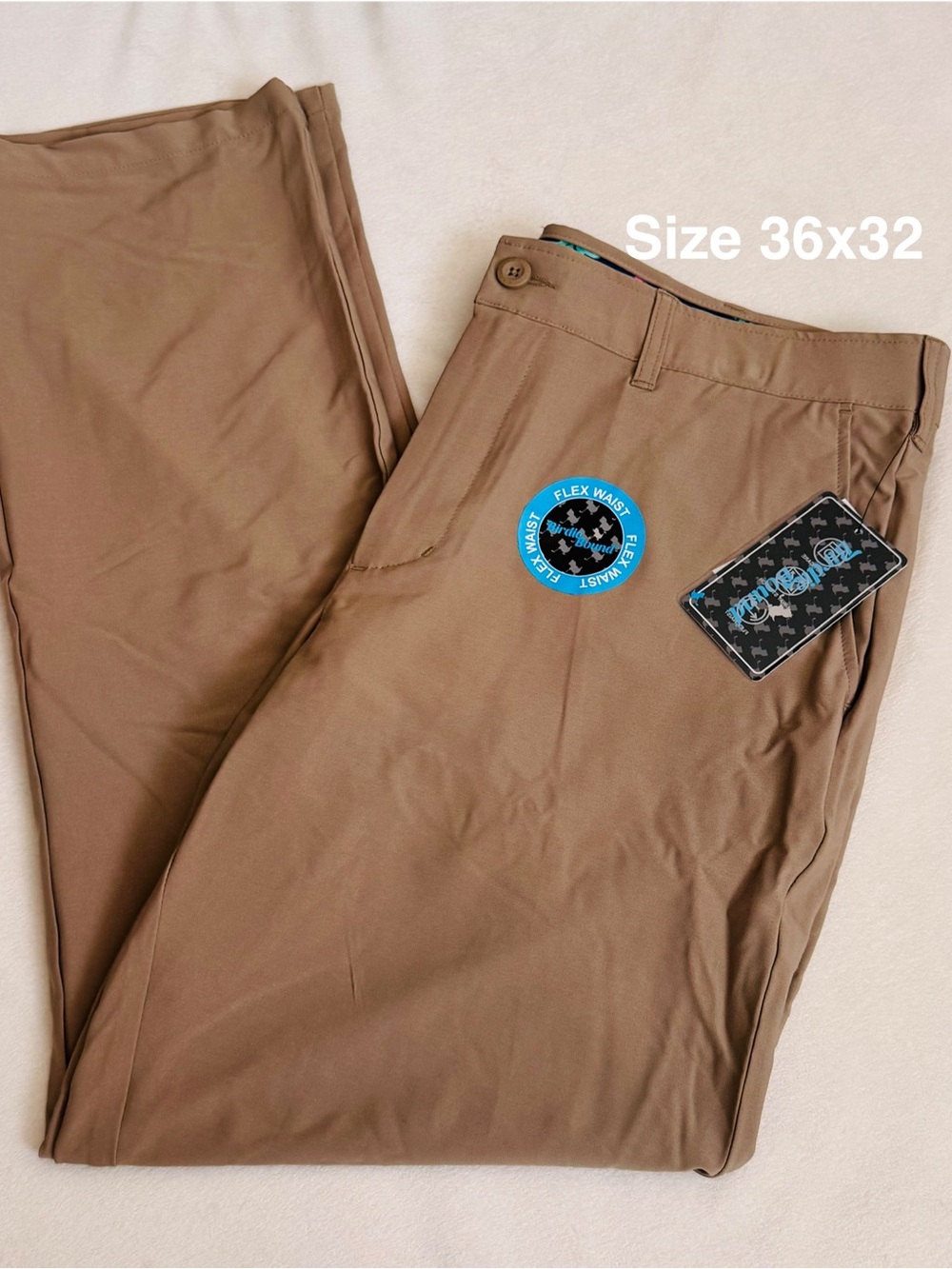 Birdie Bound Men's and Big Men's Regular Fit Golf Pants, Size 36x32